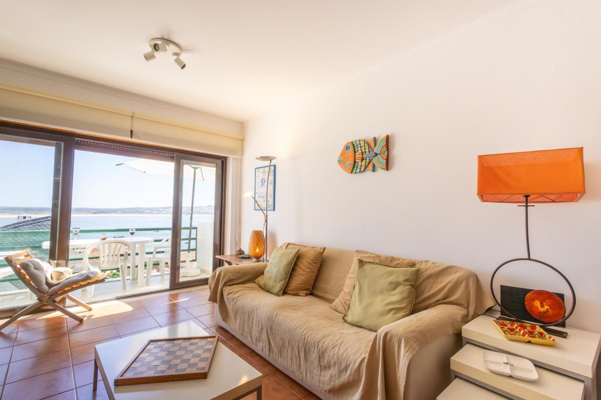 Ferienwohnung Concha Mar Com Vista Sobre A Baia São Martinho do Porto Exterior foto
