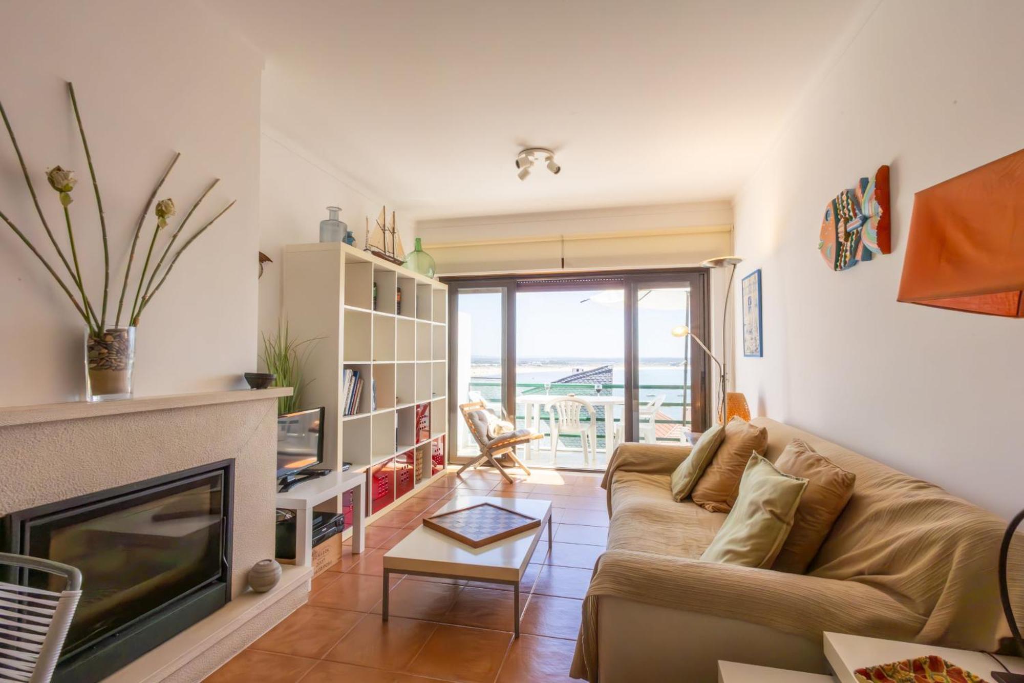 Ferienwohnung Concha Mar Com Vista Sobre A Baia São Martinho do Porto Exterior foto